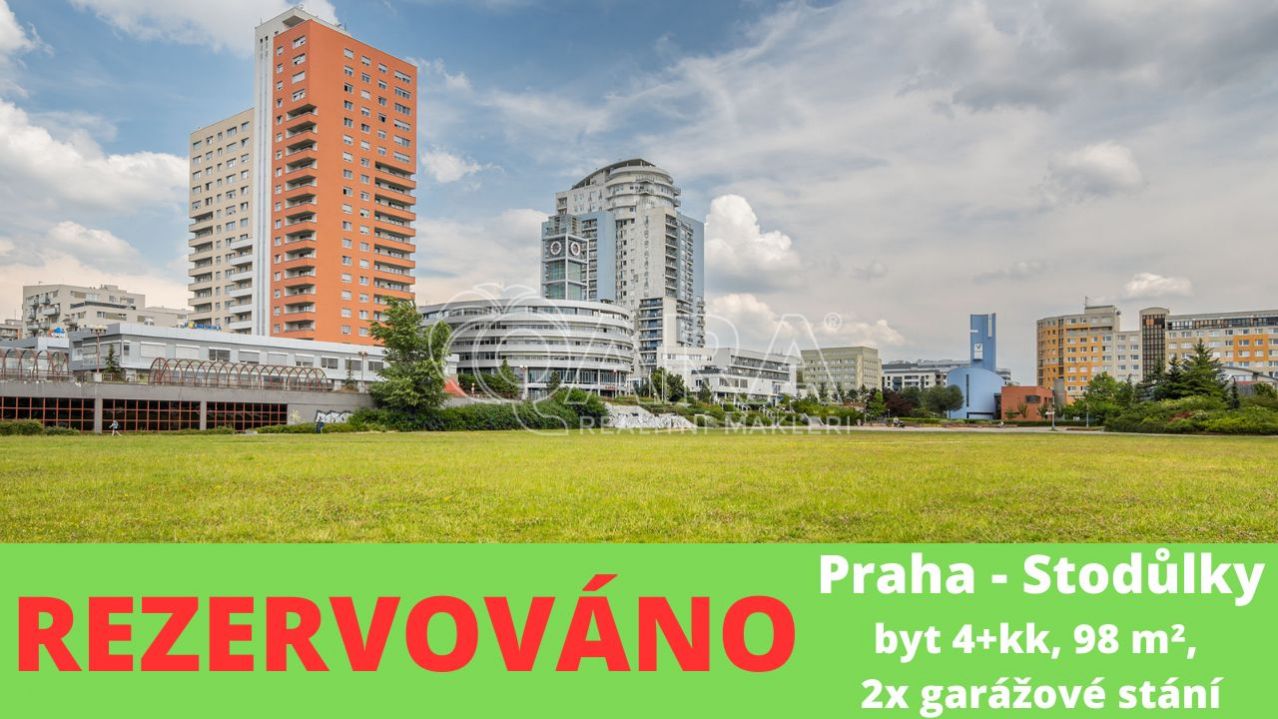 Byt 4+kk, 100 m2 + 2x garážové stání, Praha – Stodůlky, Sluneční náměstí